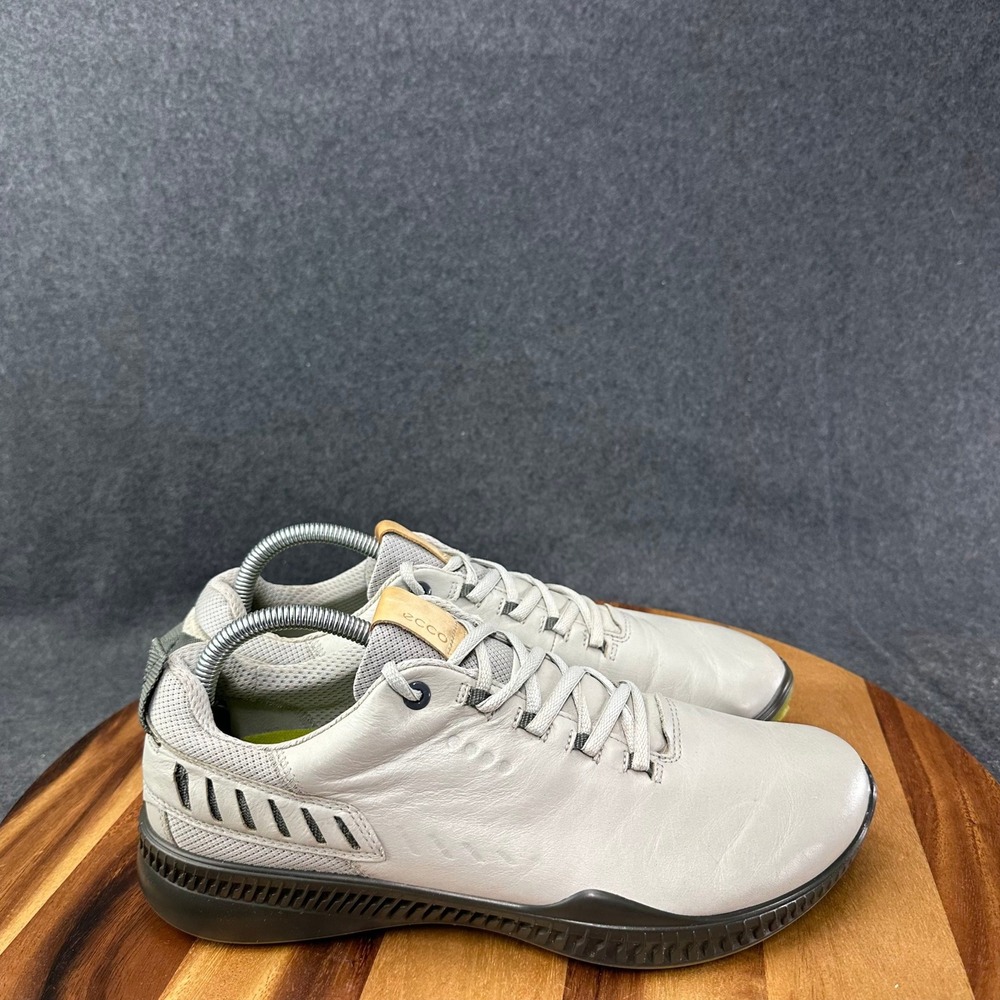 Ecco S-Hybrid Mens 7-7.5 Gray Yak Leather Hydromax Golf Shoes 15113401379